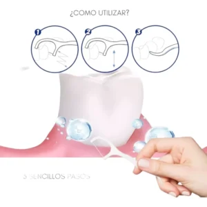 Pack 150 Uni Palillo Hilo Seda Dental Limpieza Interdental